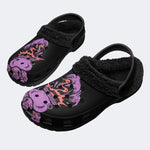 Gothic Witchy Cauldron Magic - Fur Lined Slippers/Sandals