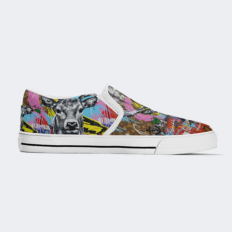 Everything Is Possible Print - Slip On Shoes