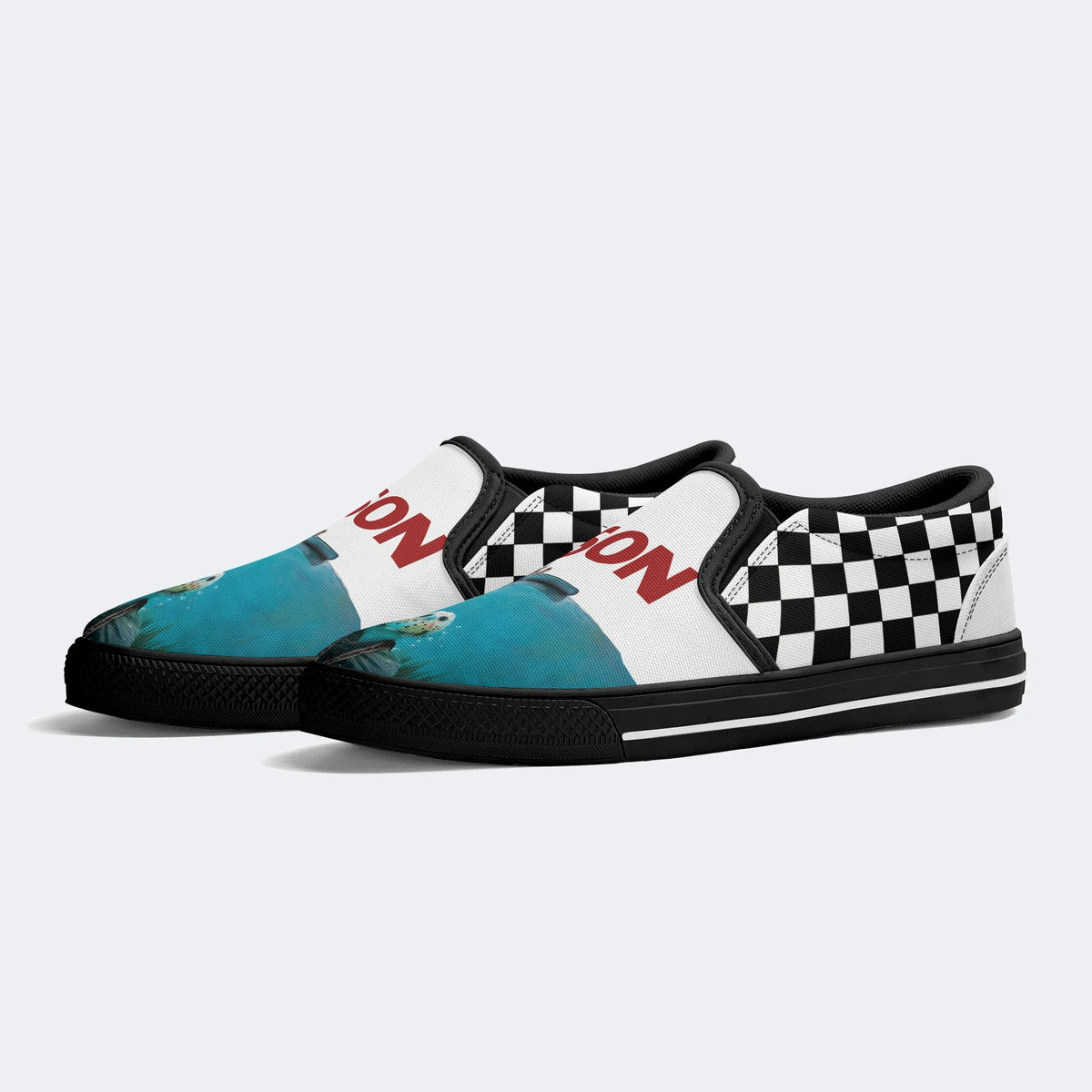 Unisex Jason Print - Slip On Shoes