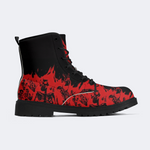 Unisex Fire Skull - Boots