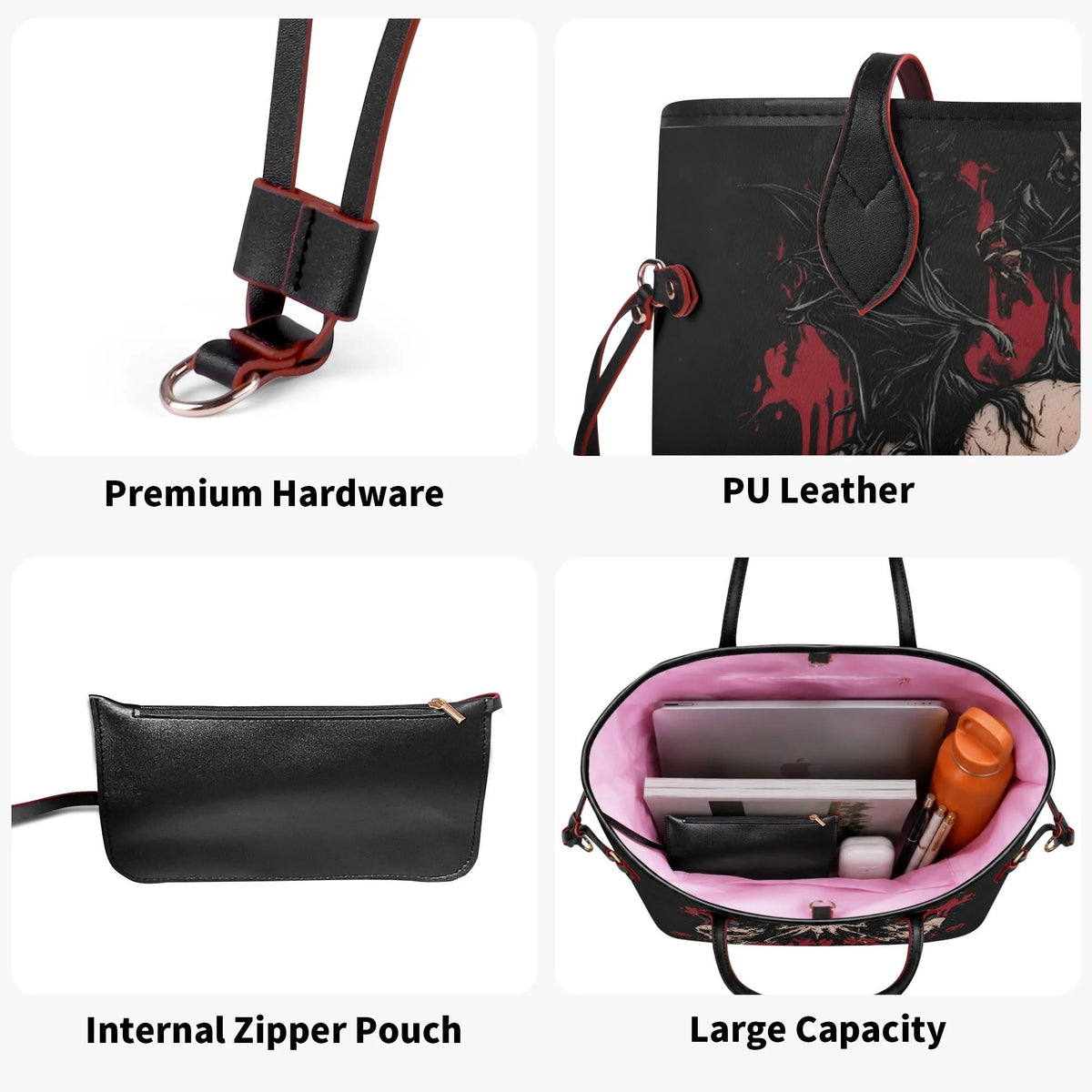 Bloody Cthulhu Art - Large capacity handbag