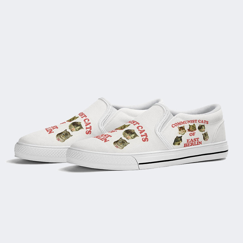 Communist Cats Of East Berlin Unisex - Slip On Shoes