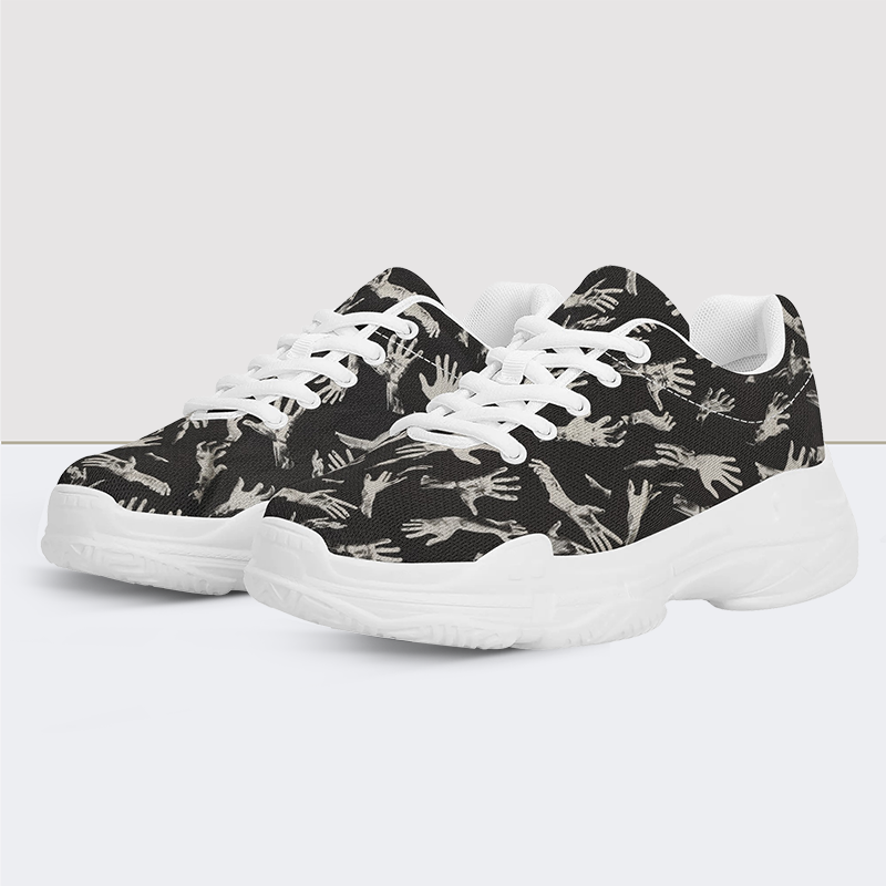 Arms Print Chunky Sneakers