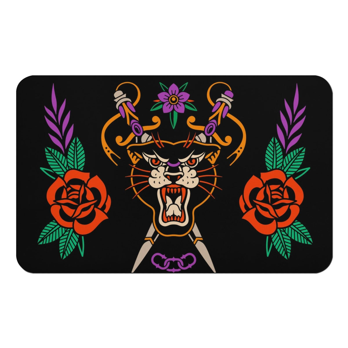 Unisex Tiger Print - Foot Pad