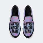 Macho Man Retro Unisex Print - Slip On Shoes