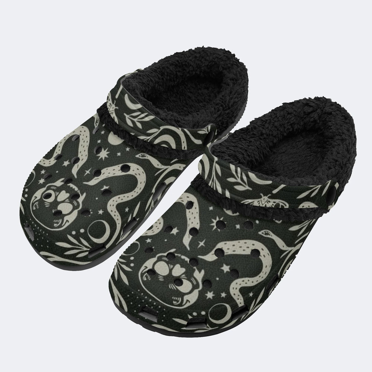 Mystic Evil Eye - Fur Lined Slippers/Sandals