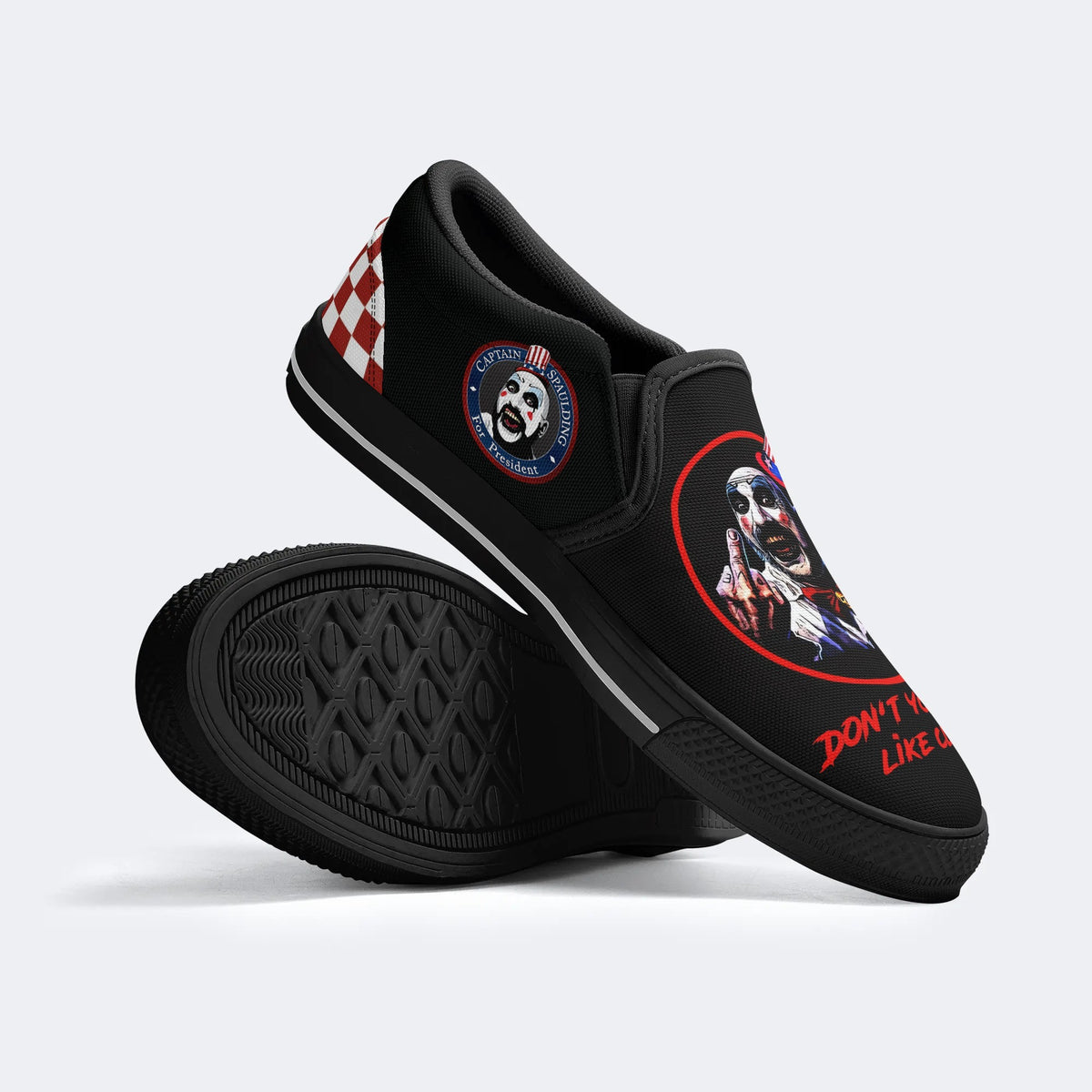 Horror Print - Slip On Shoes