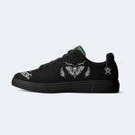 Death Moth Vintage Print - Skateboard Sneakers