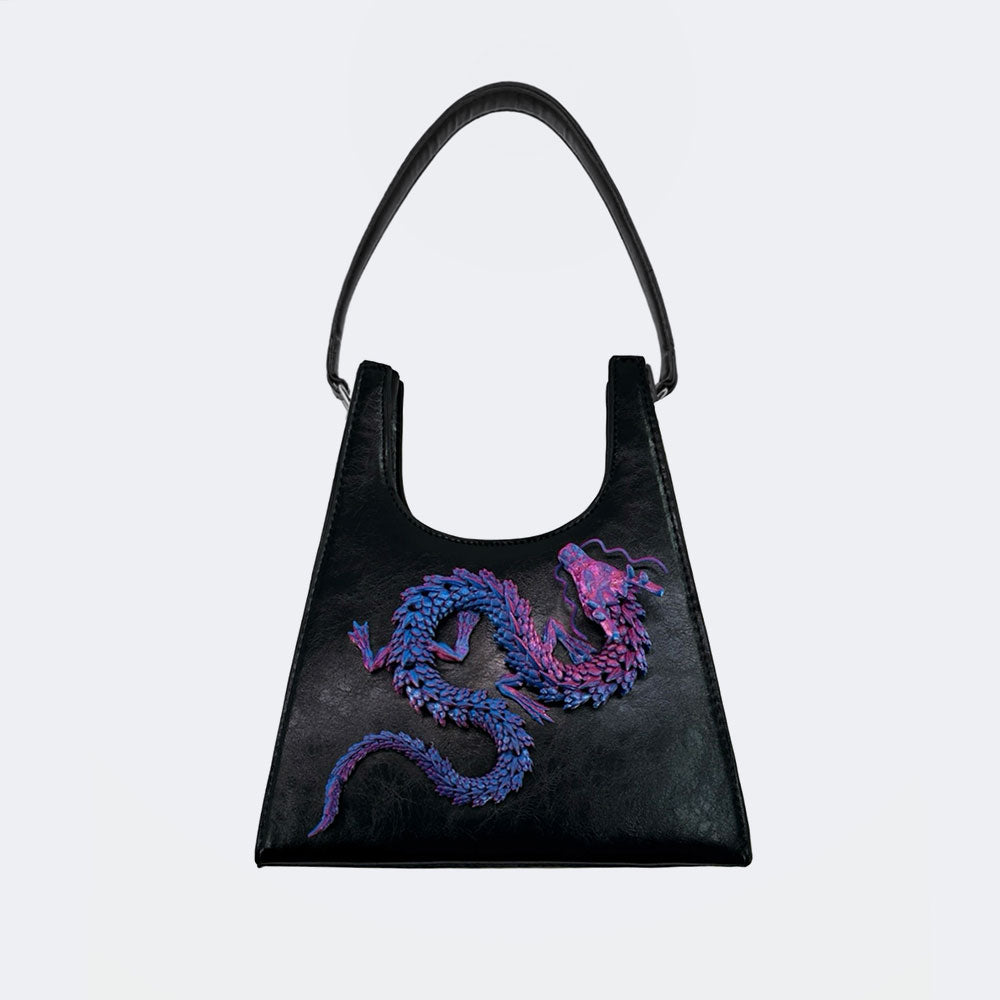 Punk Style 3D Dragon Shoulder Bag