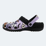 Spooky Ghost Gentleman - Fur Lined Slippers/Sandals