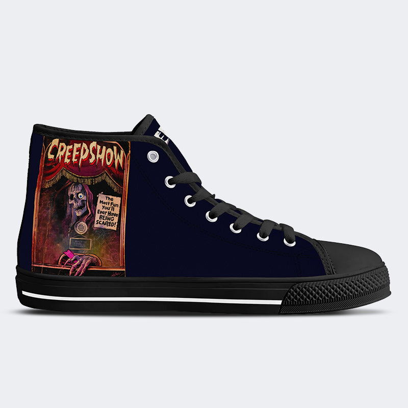 Unisex Horror-Druck - High Top Canvas