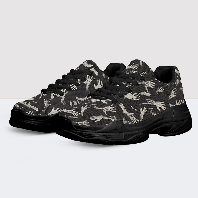 Arms Print Chunky Sneakers