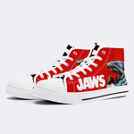 Jaws Sea Print - High Top Canvas