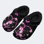 Pink Love Art Print - Fur Lined Slippers/Sandals