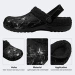 Thorn Floral - Fur Lined Slippers/Sandals