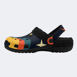 Rainbow Star Sky - Fur Lined Slippers/Sandals