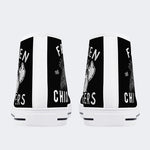 Chicken Middle Fingers Unisex - High Top Canvas