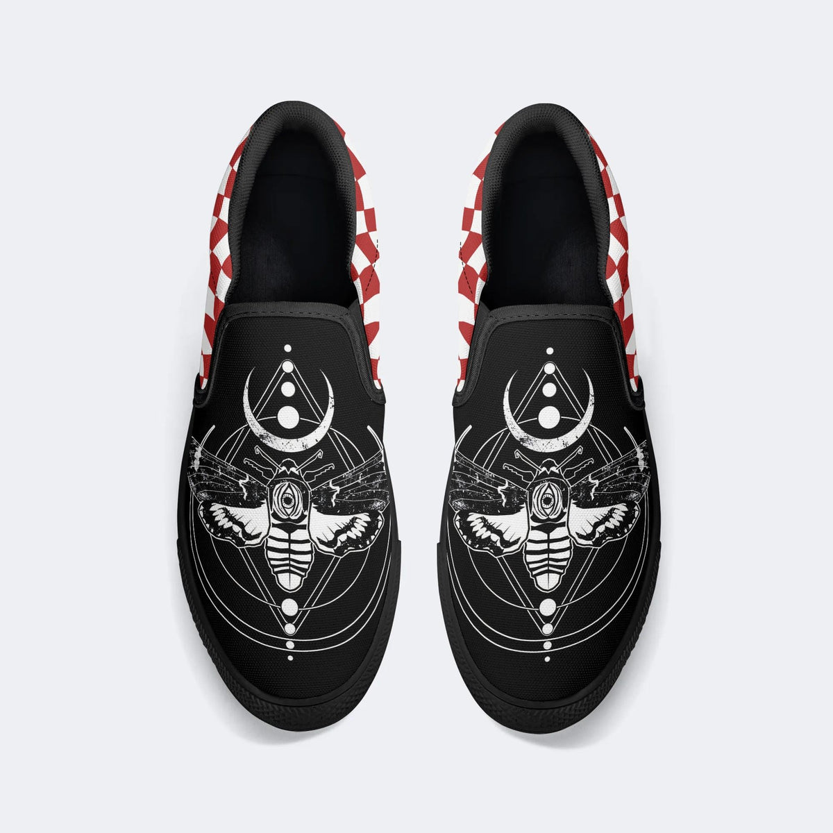 Death Moth Art Print - Slip On Shoes