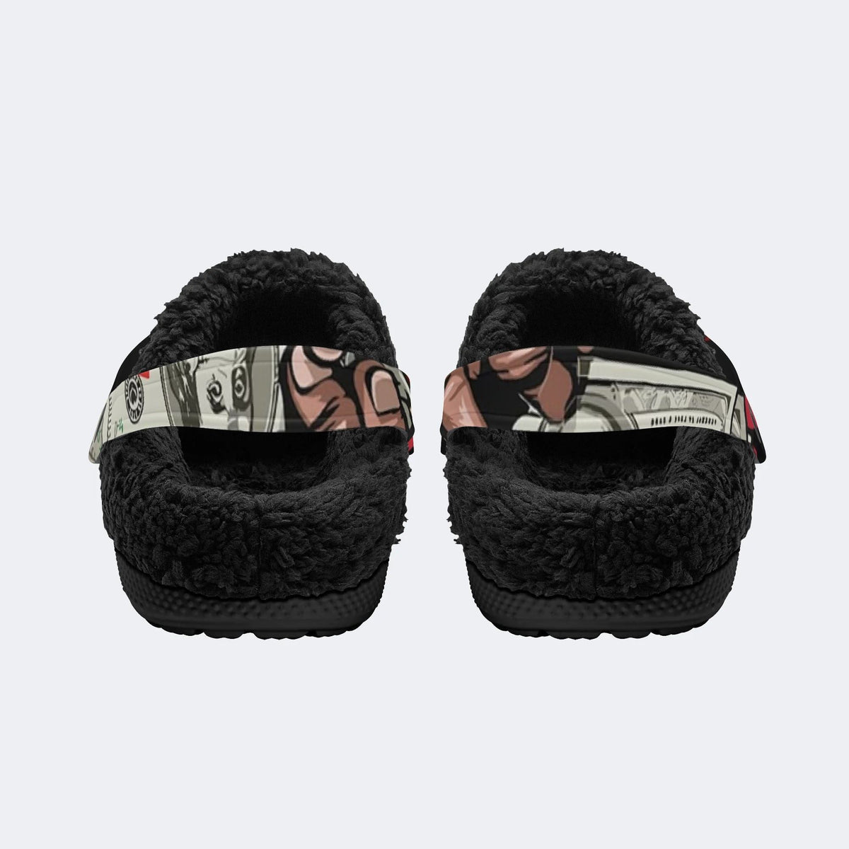 Hip Hop Money Warrior - Fur Lined Slippers/Sandals