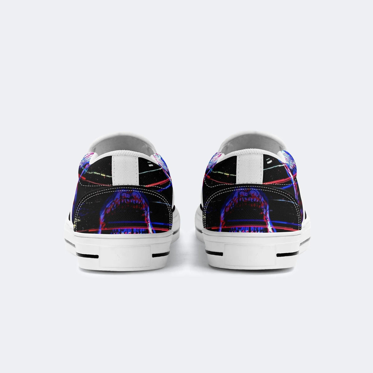 Distorted And Separated Skull - Slip On Shoes