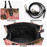Roses of Heliogabal Print - Leather Handbag