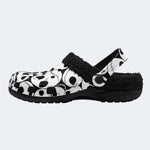 Jack Skellington Faces - Fur Lined Slippers/Sandals