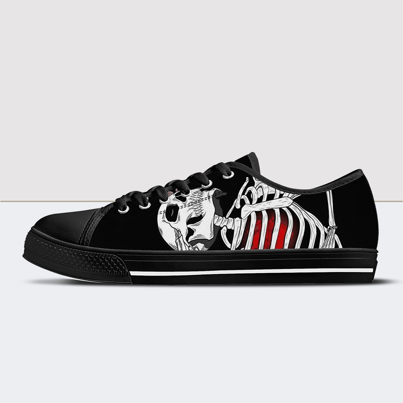 Sharing My Heart Is Tearing Me Apart Low Top Canvas Shoes