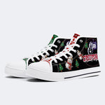Horror Movie Vintage Graphic Print - High Top Canvas