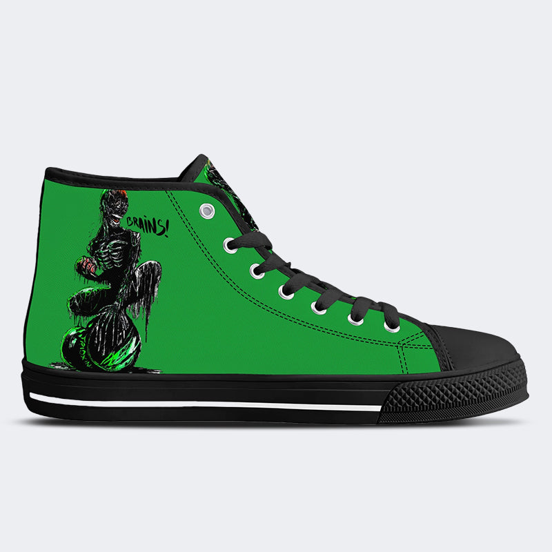 Unisex Horror-Druck - High Top Canvas