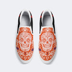 Day of the Dead Pattern - Slip On Shoes