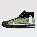 Ghost Art High Top Canvas Schuhe