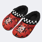 Horror Movie Graphic - Fur Lined Slippers