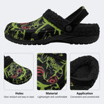 Toxic Swirl Demon - Fur Lined Slippers/Sandals