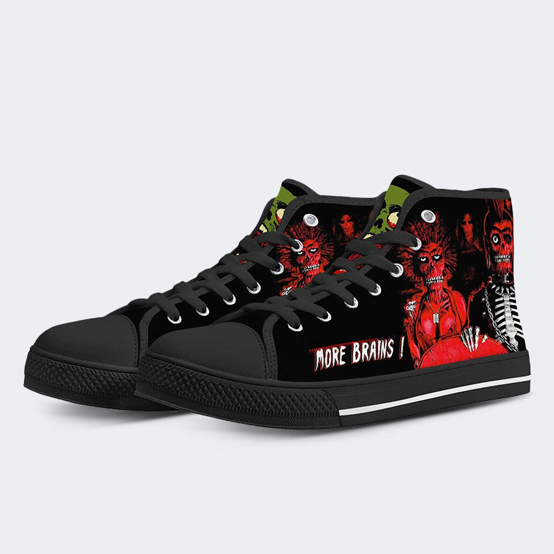 Unisex Horrorfilm-Druck - High Top Canvas