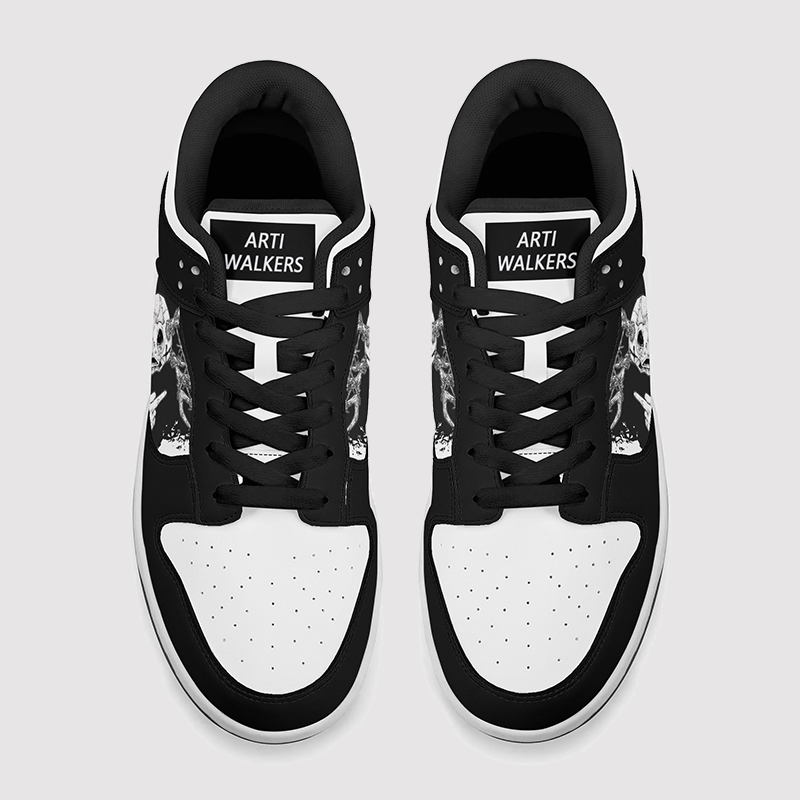 Skull Dunk Low Leather Sneakers