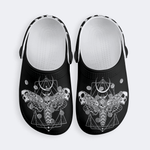 Surreal Death Moth&Skull - Kid's Slippers/Sandals