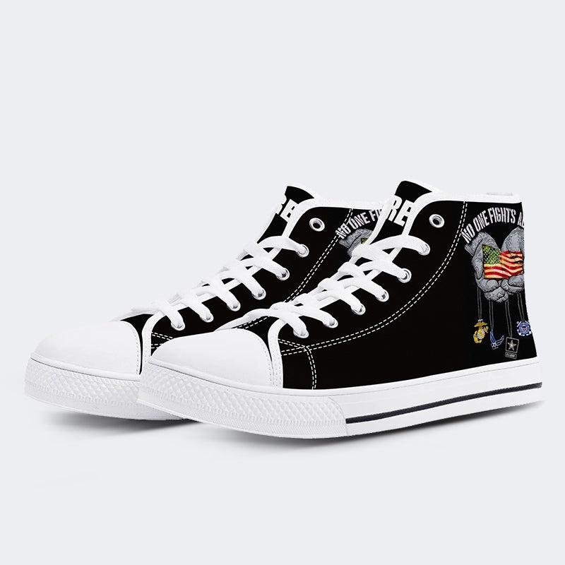 Flag Day High Top Canvas Shoes