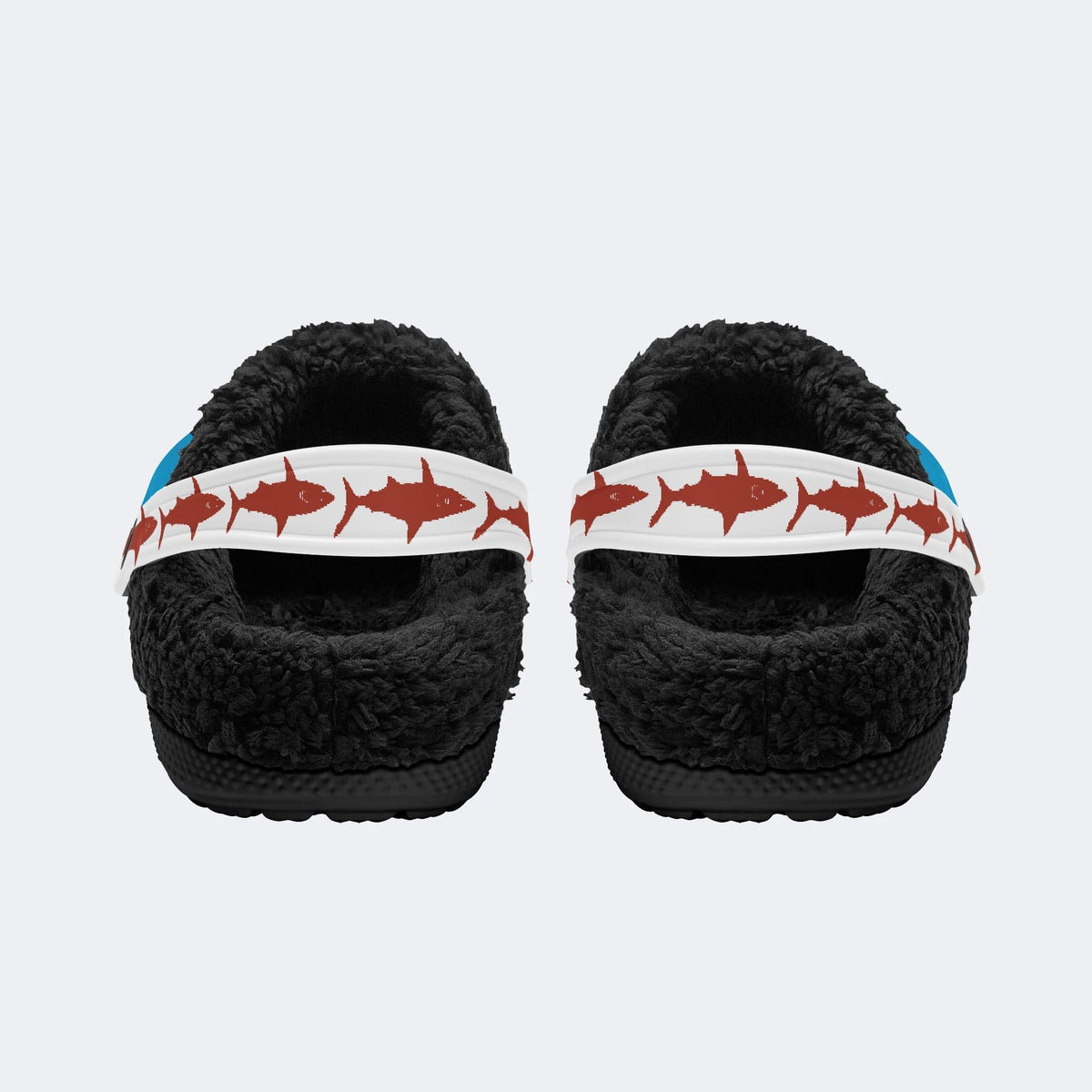 Deep Sea Shark - Fur Lined Slippers/Sandals
