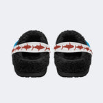 Deep Sea Shark - Fur Lined Slippers/Sandals