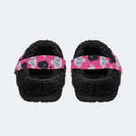 Pink Vampire Coffin - Fur Lined Slippers/Sandals
