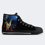 Horror Movie Vintage Graphic - High Top Canvas
