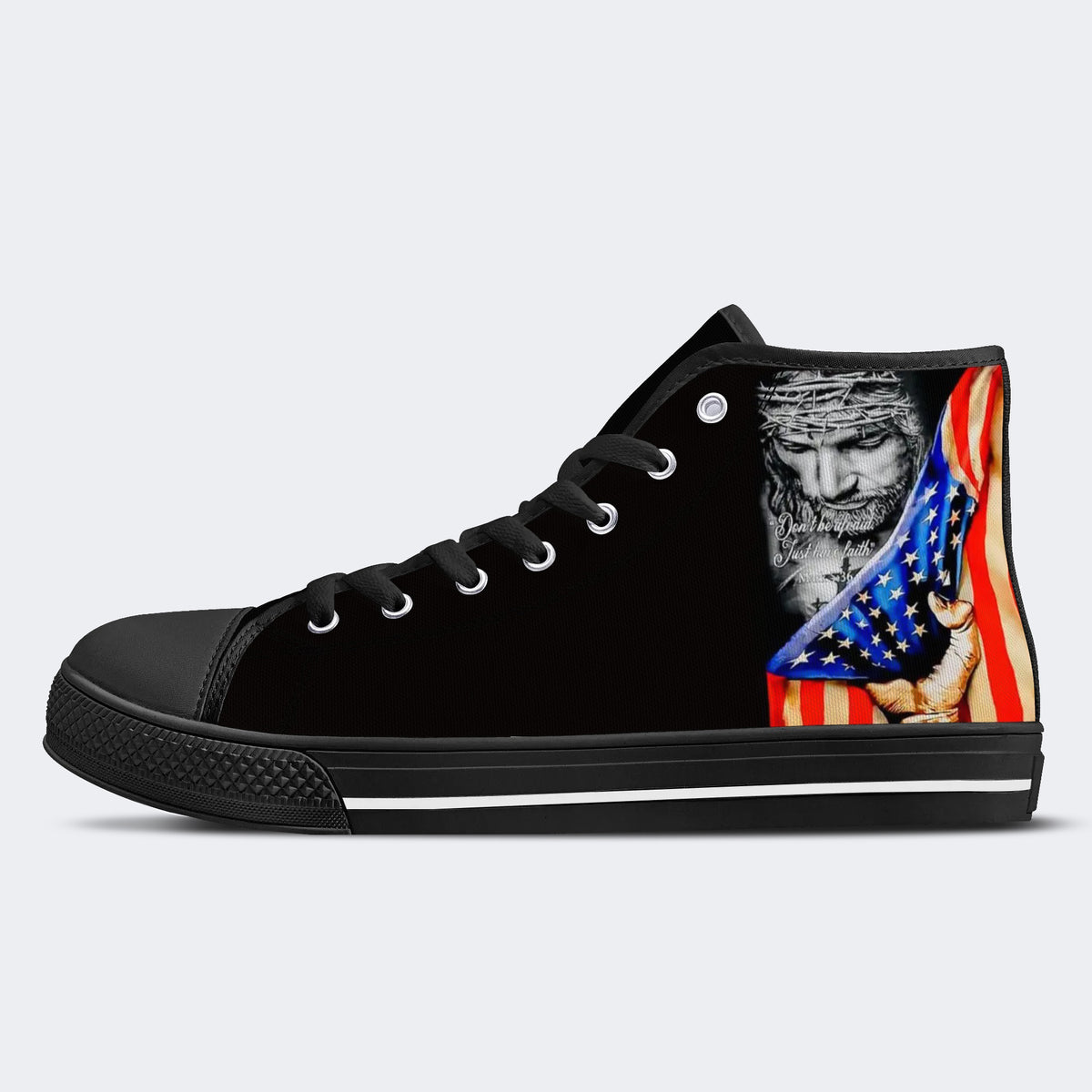 Flag Day High Top Canvas Shoes