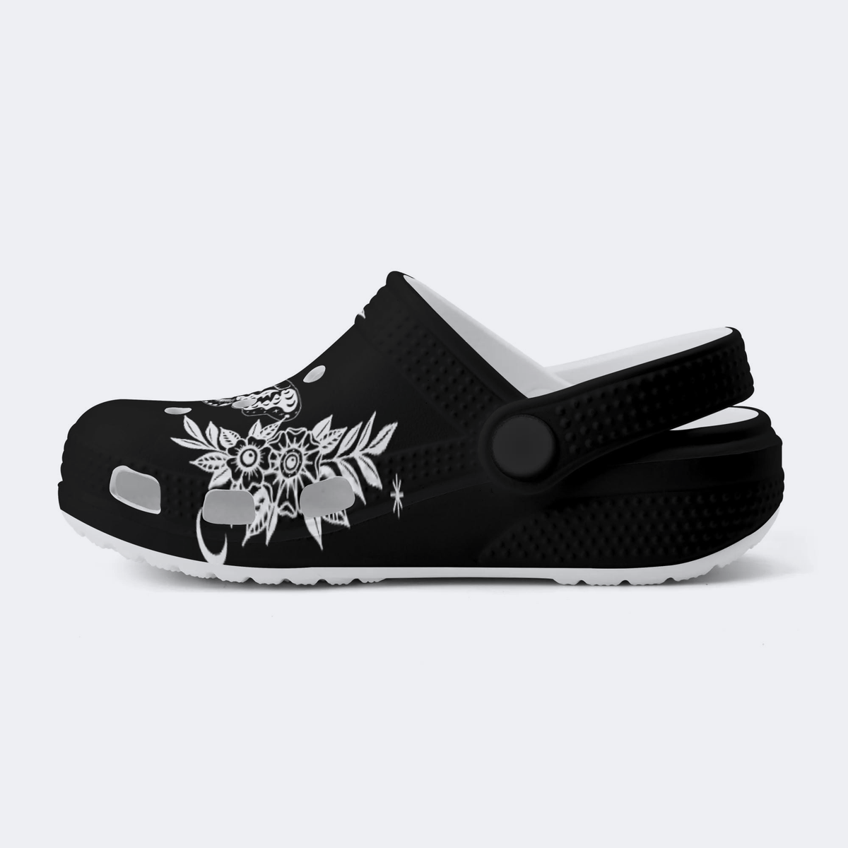 Surreal Death Moth - Kid's Slippers/Sandals