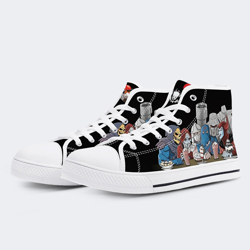 Unisex Horror-Druck - High Top Canvas