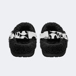 Jack Skellington Faces - Fur Lined Slippers/Sandals