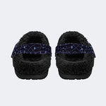 Celestial Sun Moon - Fur Lined Slippers/Sandals