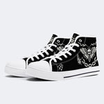 Death Moth Vintage Print - High Top Canvas