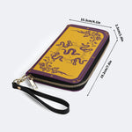 Inscribed Viper Print - Leather Wallet
