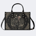Undead Skeleton Moon Forest Print Handbag Factory Direct Sales
