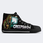 Horror Movie Vintage Graphic Print - High Top Canvas
